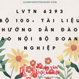 LVTN 6293 - Bộ 100+ Tài Liệu Hướng Dẫn Đào Tạo Nội Bộ Doanh Nghiệp