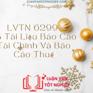 LVTN 6299 - Bộ Tài Liệu Báo Cáo Tài Chính Và Báo Cáo Thuế