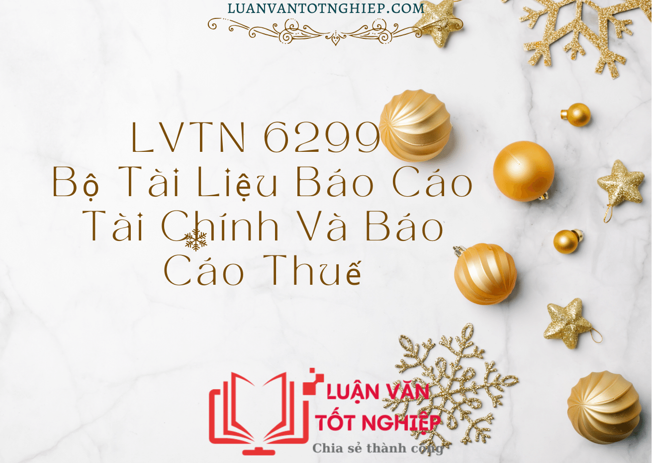 LVTN 6299 - Bộ Tài Liệu Báo Cáo Tài Chính Và Báo Cáo Thuế