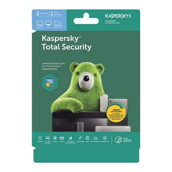 Share key phần mềm diệt virut Kaspersky Total Security 2024
